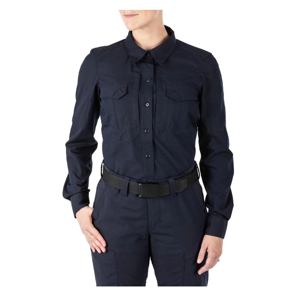 Women's 5.11 Long Sleeve Stryke Shirt Navy