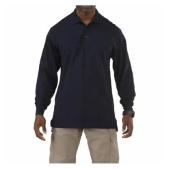 Men's 5.11 Long Sleeve Professional Polos Navy