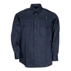 Men's 5.11 Long Sleeve Twill PDU Class A Shirts Navy~1