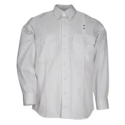 Women's 5.11 Long Sleeve Twill PDU Class A Shirts White~2
