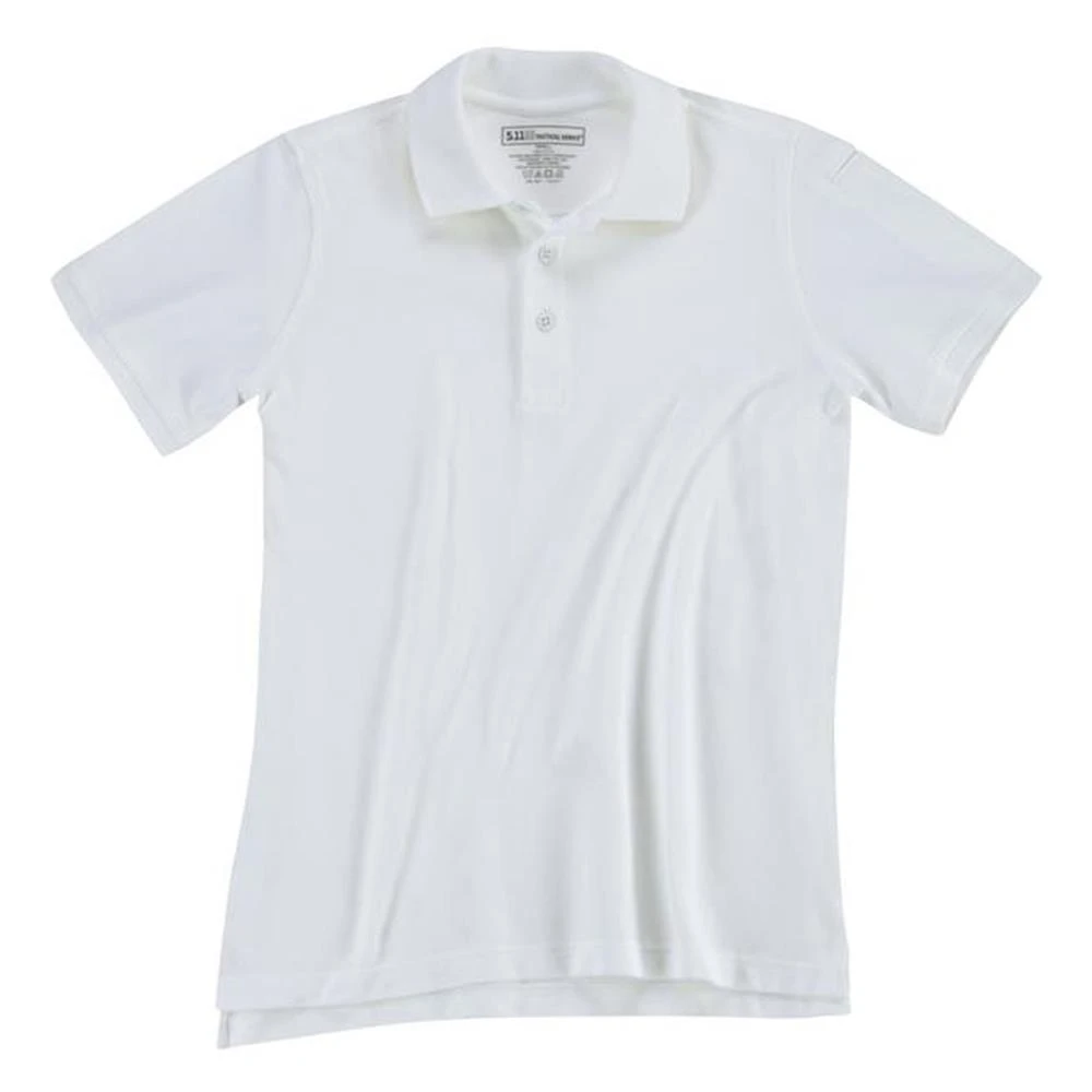 Women's 5.11 Short Sleeve Professional Polos White