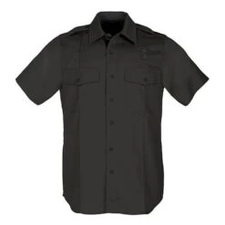 Men's 5.11 Short Sleeve Twill PDU Class A Shirts Black~1
