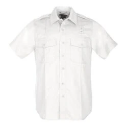 Men's 5.11 Short Sleeve Twill PDU Class A Shirts White~1