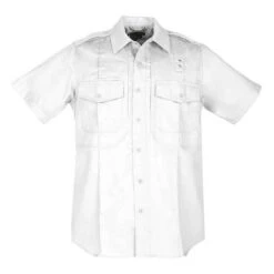 Men's 5.11 Short Sleeve Twill PDU Class B Shirts White~1