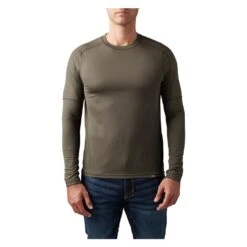 Men's 5.11 Tropos Basealyer Long Sleeve Top Green
