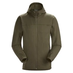 Men's Arc'teryx LEAF Naga Hoodie Full Zip (Gen 2.1) Green
