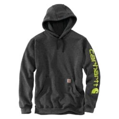 Men's Carhartt Midweight Logo Hoodie Heather