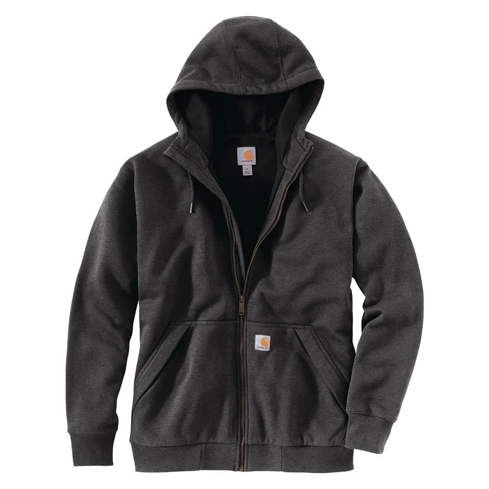 Men's Carhartt Rain Defender Loose Fit Midweight Thermal-Lined Full-Zip Sweatshirt Heather