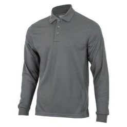 Men's Condor Performance Long Sleeve Polo Graphite