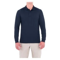 Men's First Tactical Performance Long Sleeve Polo Navy