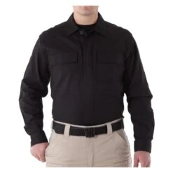 Men's First Tactical V2 Long Sleeve BDU Shirt Black