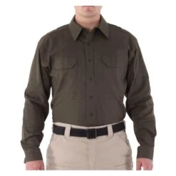 Men's First Tactical V2 Long Sleeve Tactical Shirt Green~1