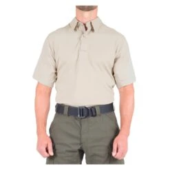 Men's First Tactical V2 Pro Performance Short Sleeve Shirt Tan