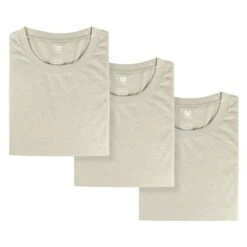 Men's Mission Made Crew Neck T-Shirts (3 Pack) Sand