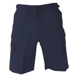 Men's Propper Cotton Ripstop BDU Shorts (Zip Fly) Navy