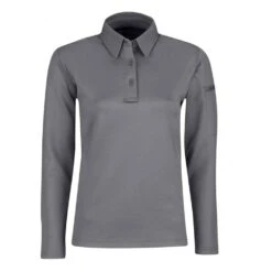 Women's Propper Long Sleeve ICE Polo Gray