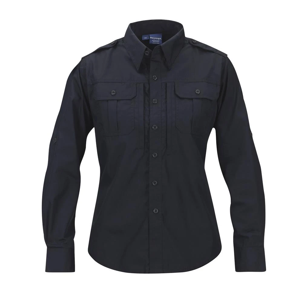 Women's Propper Long Sleeve Tactical Shirts Navy