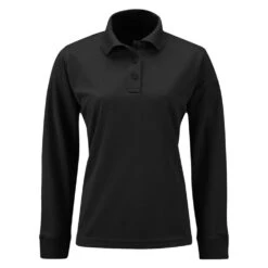 Women's Propper Long Sleeve Uniform Polo Black~2