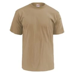 Men's Soffe Lightweight Crew Neck T-Shirt (3 Pack) Tan