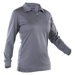 Women's TRU-SPEC 24-7 Series Long Sleeve Performance Polo Gray~2