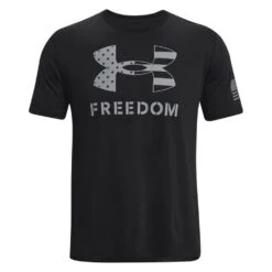 Men's Under Armour New Freedom Logo T-Shirt Black