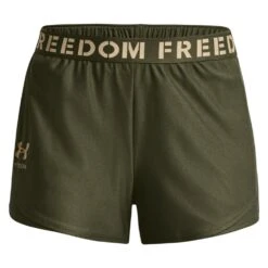 Women's Under Armour New Freedom Playup Shorts Green