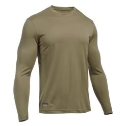 Men's Under Armour Tactical Tech Long Sleeve T-Shirt Tan
