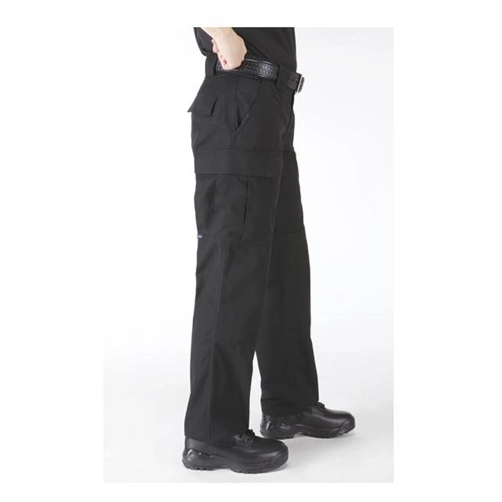 Women's 5.11 Poly / Cotton Ripstop TDU Pants Black~2 - Image 2