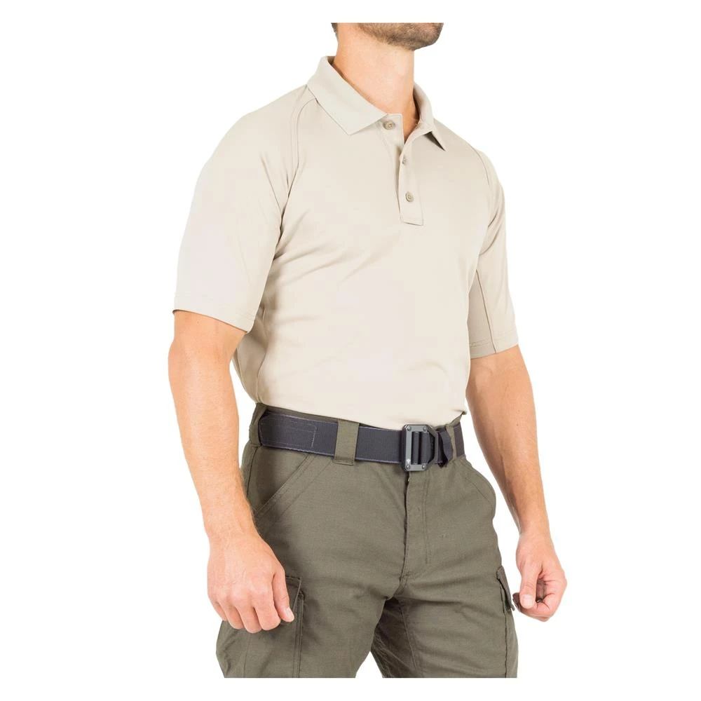 Men's First Tactical Performance Polo Tan~1 - Image 2