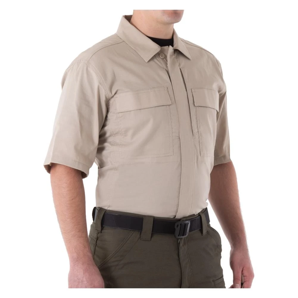 Men's First Tactical V2 BDU Shirt Khaki~1 - Image 2