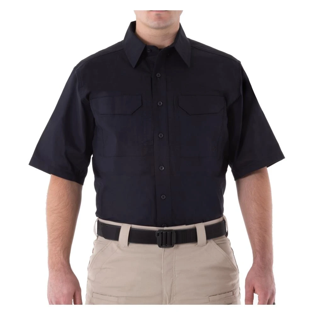 Men's First Tactical V2 Tactical Shirt Navy - Image 2