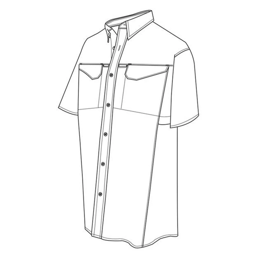 Men's TRU-SPEC 24-7 Series Ultralight SS Field Shirts Black - Image 2