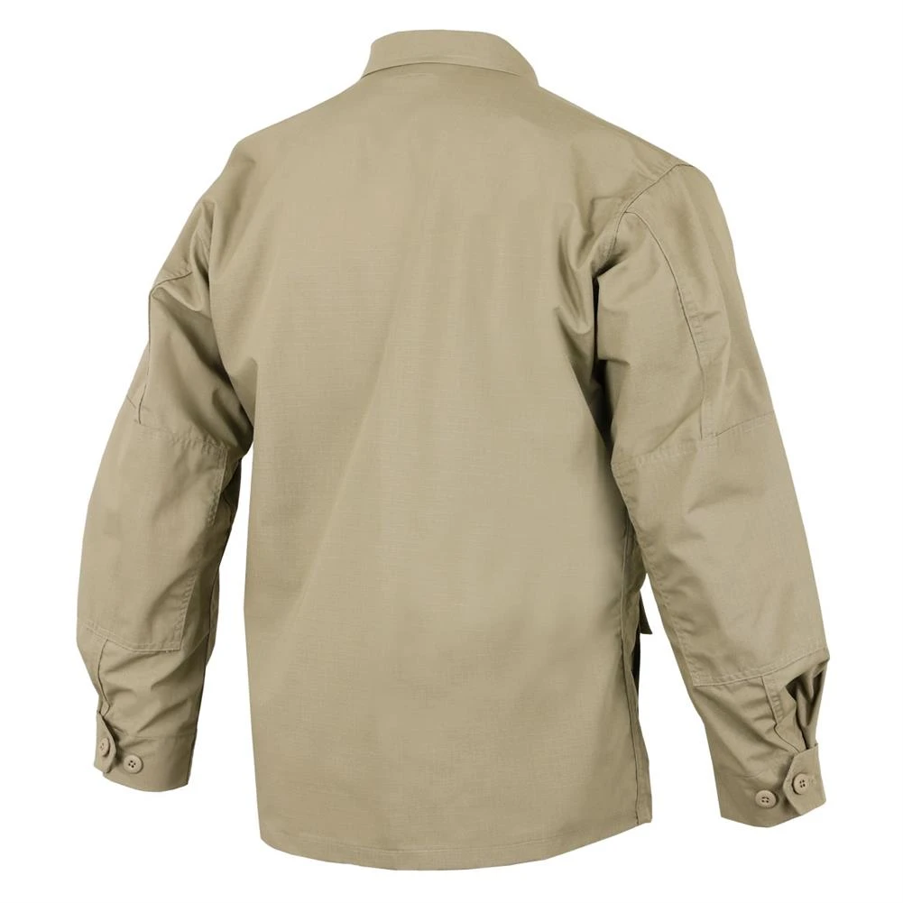 Men's TRU-SPEC Poly / Cotton Ripstop BDU Coat Khaki - Image 2
