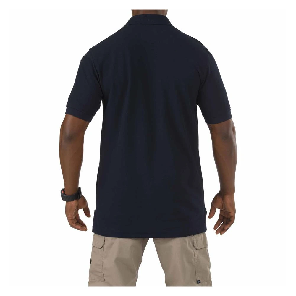 Men's 5.11 Short Sleeve Utility Polos Navy - Image 3