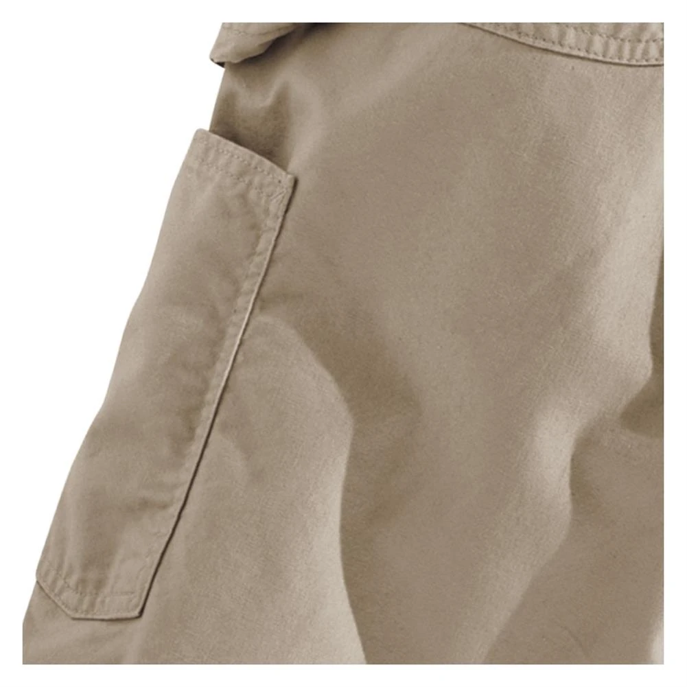 Men's Carhartt Loose Fit Canvas Work Shorts Tan - Image 3