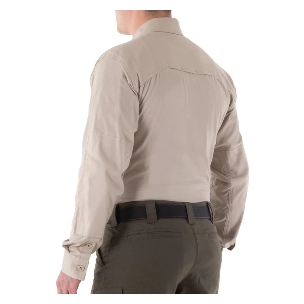 Men's First Tactical V2 Long Sleeve BDU Shirt Khaki - Image 3