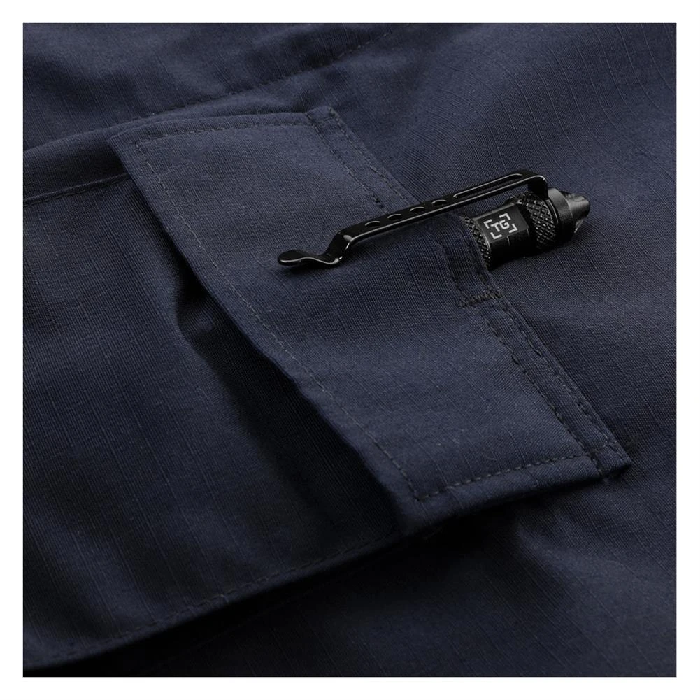 Men's Propper Poly / Cotton Ripstop LS 2-Pocket BDU Shirts Navy - Image 3