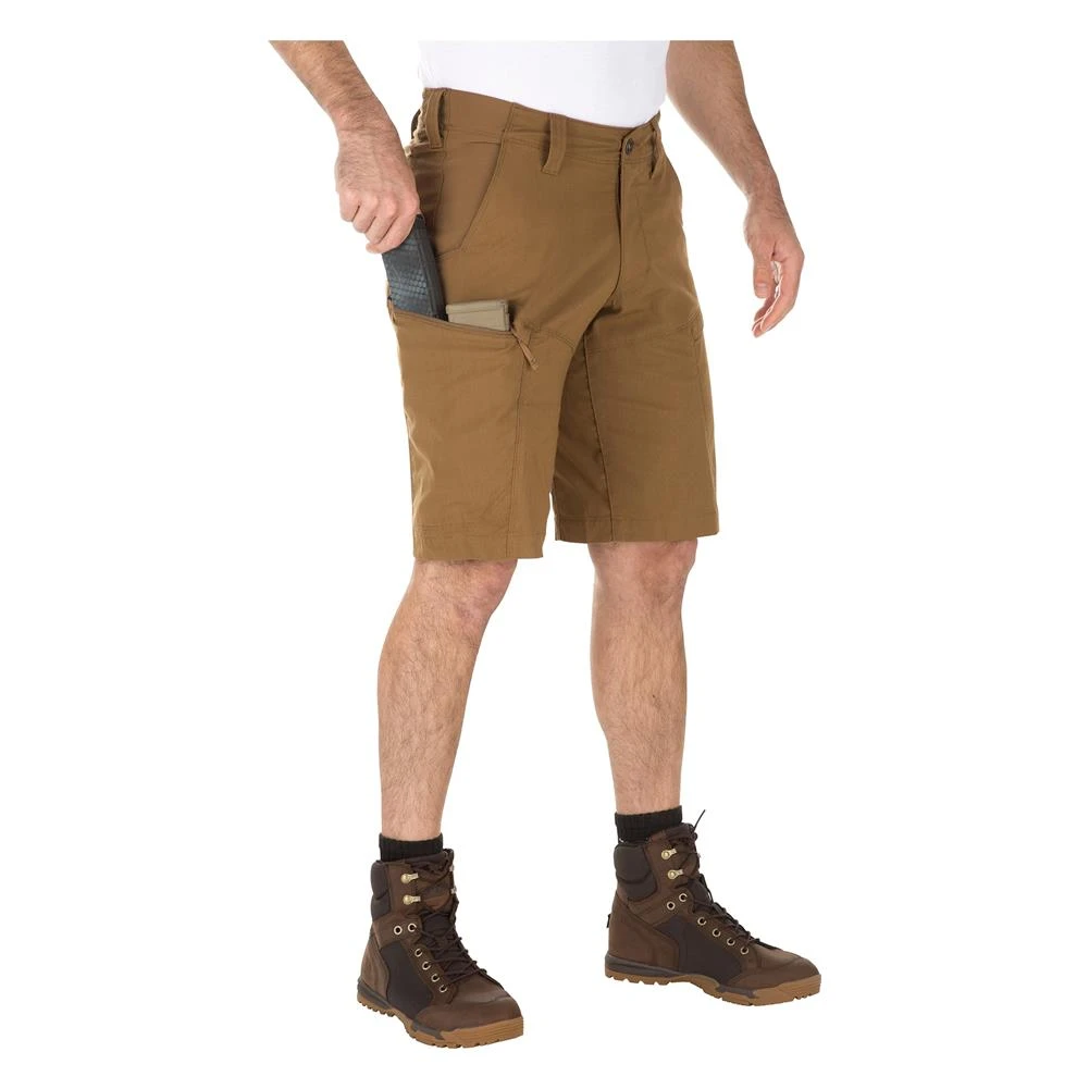 Men's 5.11 Apex Shorts Brown - Image 4
