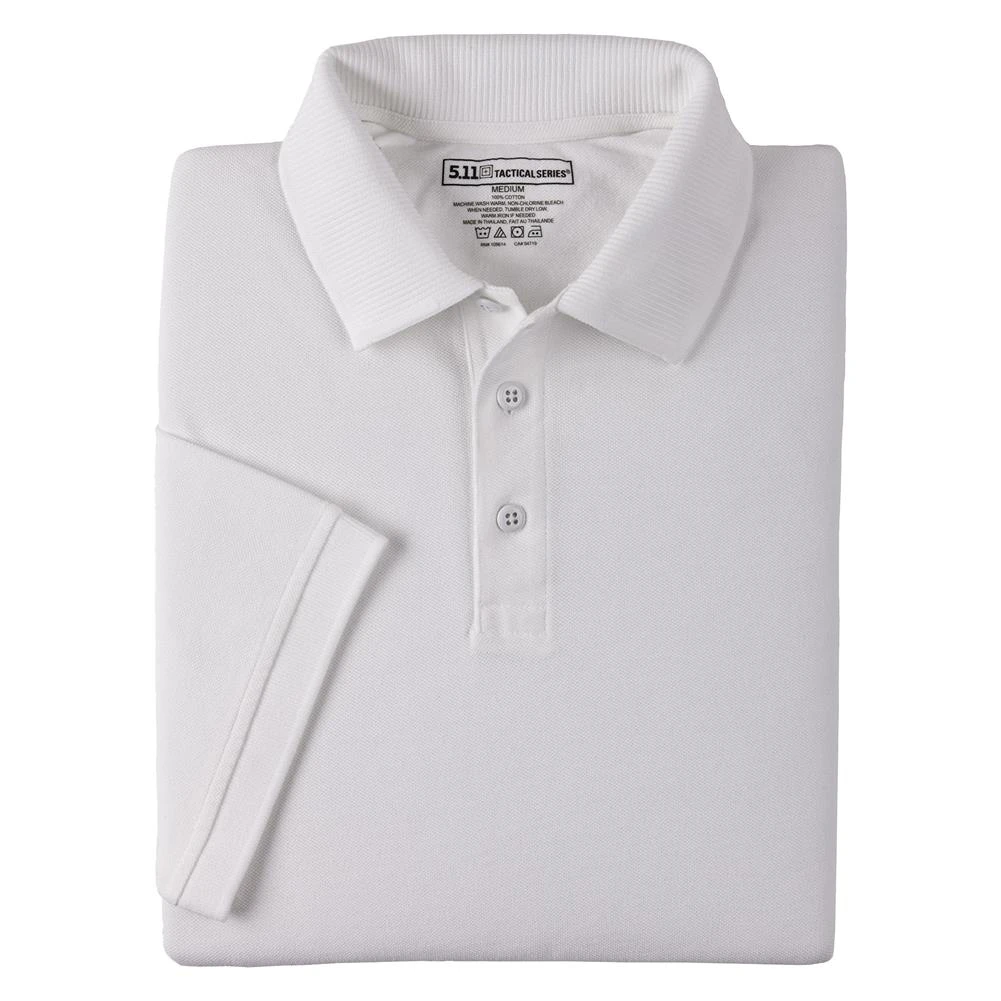 Women's 5.11 Short Sleeve Professional Polos White - Image 4