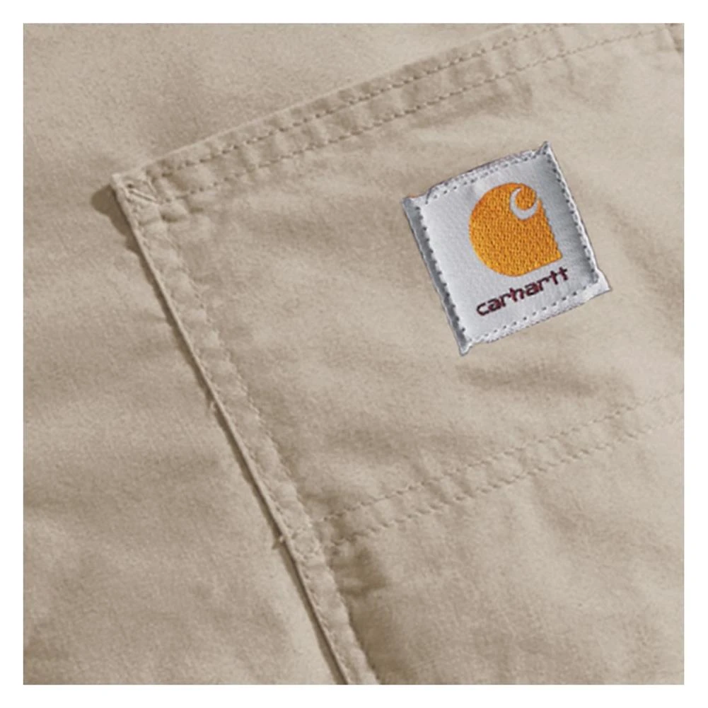 Men's Carhartt Loose Fit Canvas Work Shorts Tan - Image 4