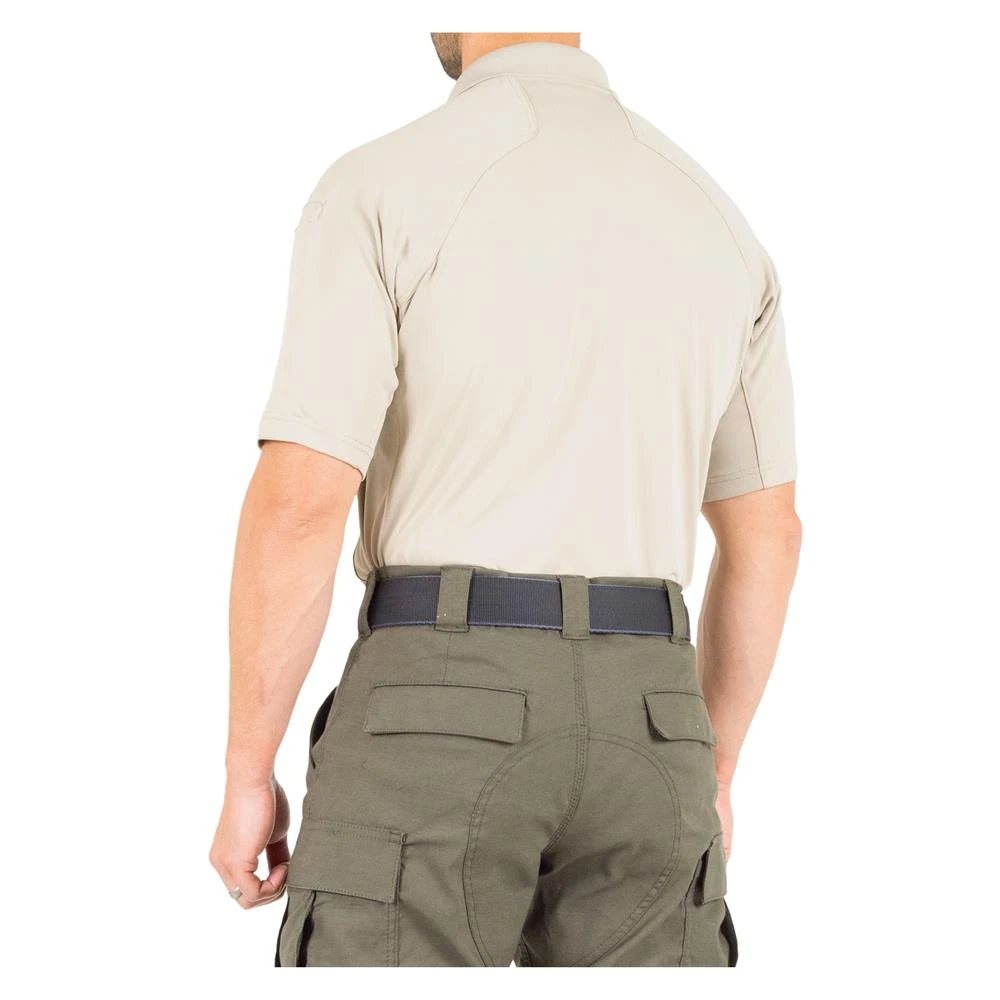 Men's First Tactical Performance Polo Tan~1 - Image 4