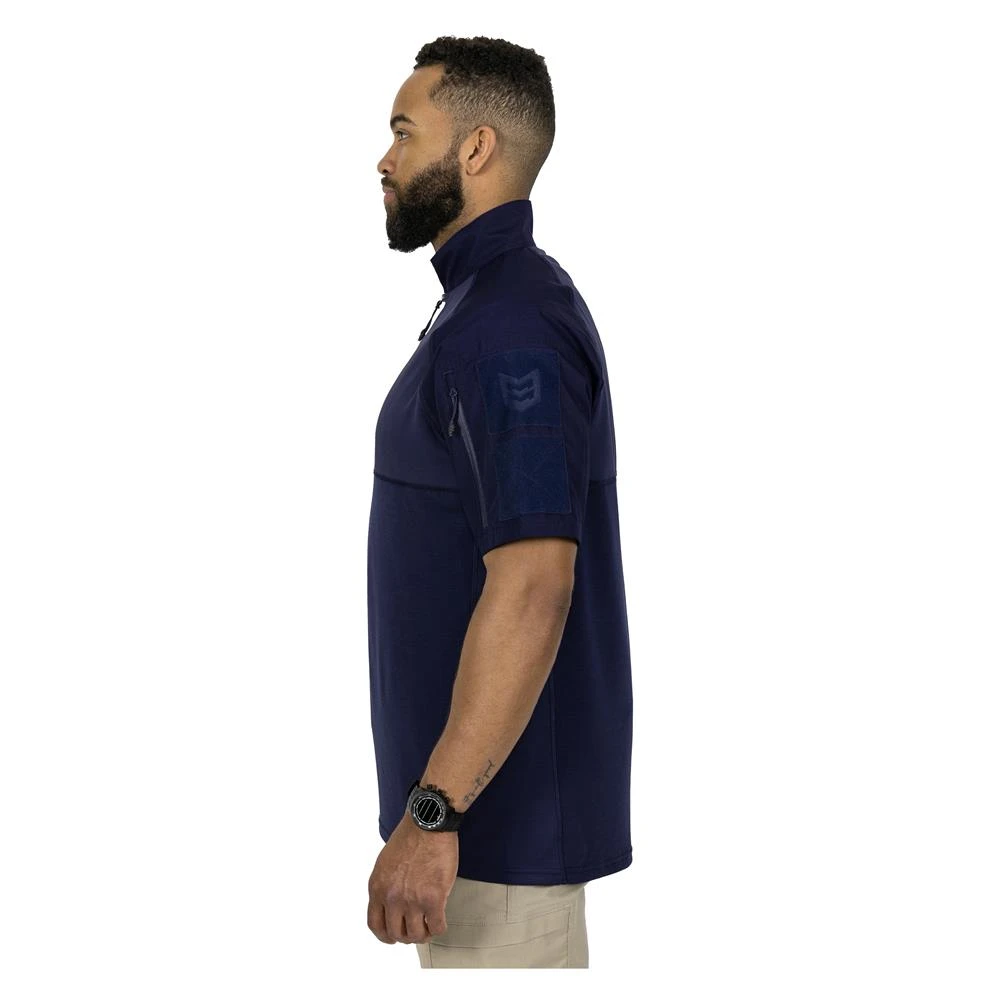 Men's Mission Made Short Sleeve Combat Shirt Navy - Image 4