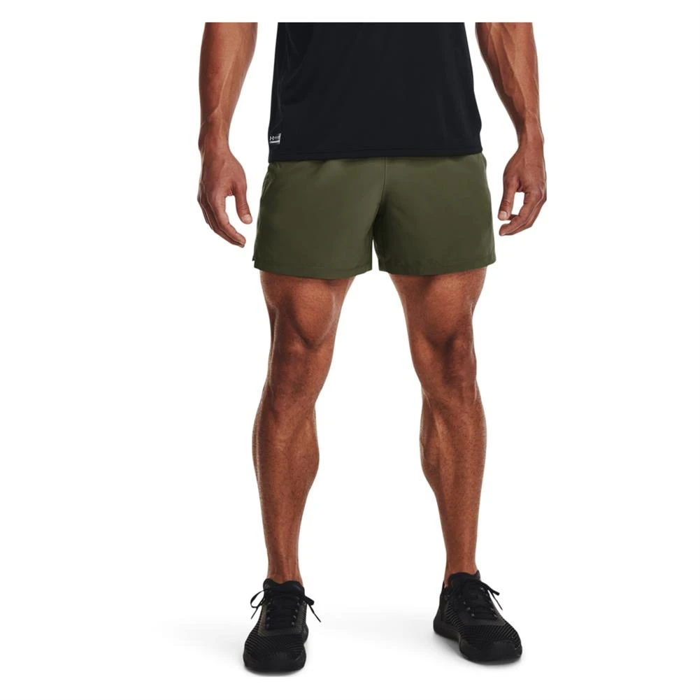 Men's Under Armour Tactical Academy 5" Shorts Green - Image 4