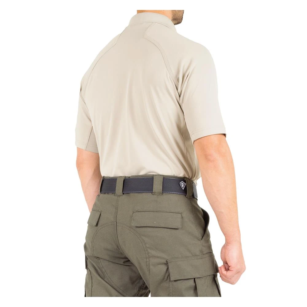 Men's First Tactical Performance Polo Tan~1 - Image 7